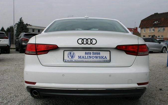 Audi A4 cena 78900 przebieg: 45000, rok produkcji 2017 z Obrzycko małe 232